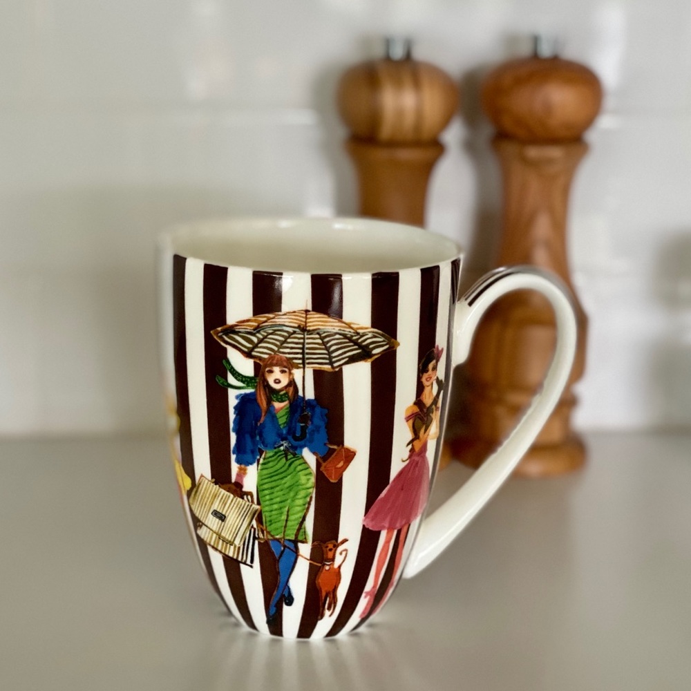 Authentic Henri Bendel Oversized Ceramic Mug
